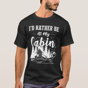 Camiseta Eu Preferencialmente No Meu Cabine Cute Proprietár