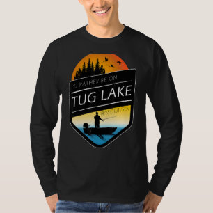 Camiseta Eu Preferencialmente No Tug Lake Wisconsin.