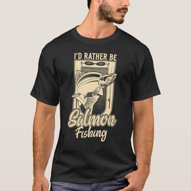 Camiseta Eu Preferencialmente Sendo Pescador De Pesca De Sa (Frente)