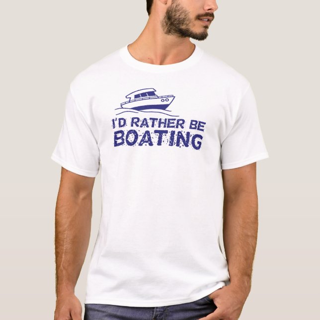 Camiseta Eu Preferencialmente ser Barco (Frente)