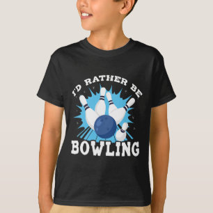 Camiseta Eu Preferencialmente Ser Boliche Retro Para O Home