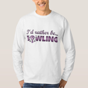 Camiseta Eu preferencialmente ser BOLICHE (Roxo)