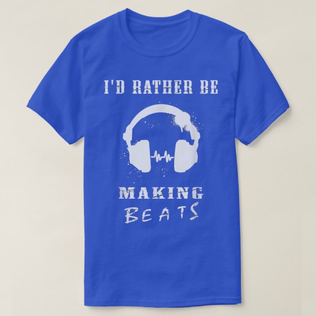 Camiseta Eu Preferencialmente Ser Fazer Beats Produtor De M (Frente do Design)