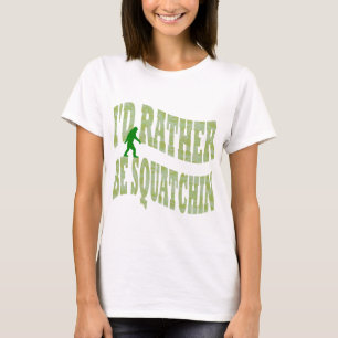 Camiseta Eu preferencialmente ser um camo verde esquadrão