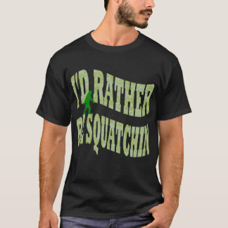 Camiseta Eu preferencialmente ser um camo verde esquadrão