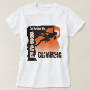 Camiseta Eu preferencialmente seria a escalada galões
