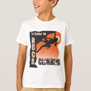 Camiseta Eu preferencialmente seria a escalada galões