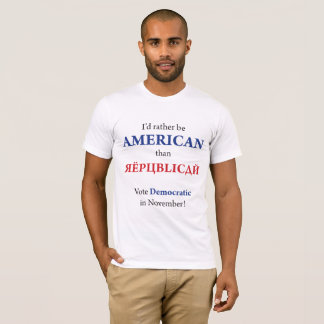 Camiseta Eu preferencialmente seria americano do que o