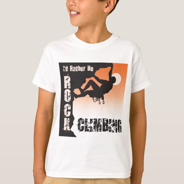 Camiseta Eu preferencialmente seria escalada (Frente)