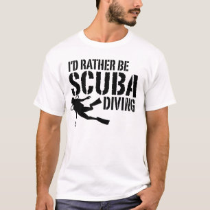 Camiseta Eu preferencialmente seria mergulho autónomo