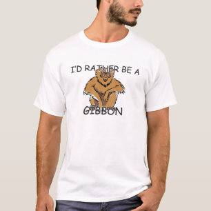 Camiseta Eu preferencialmente seria um Gibbon