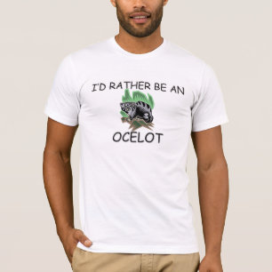 Camiseta Eu preferencialmente seria um Ocelot
