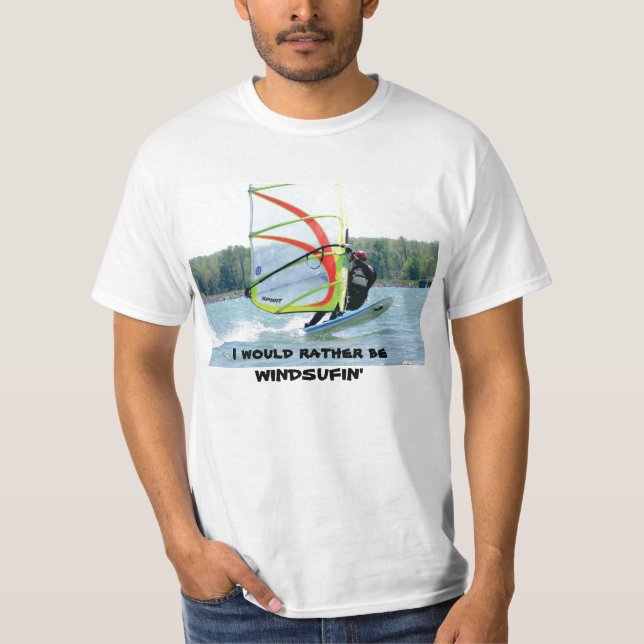 Camiseta Eu preferencialmente seria WINDSUFIN (Frente)