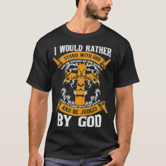Camiseta Eu Preferencialmente Stand Com Deus Cristo Christi