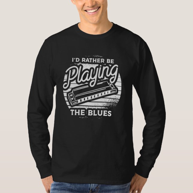 Camiseta Eu Preferencialmente Tocando O Harmon Harmonista B (Frente)