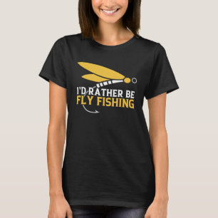 Camiseta Eu Preferencialmente Voando Pescar Pescado Pescado