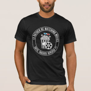 Camiseta Eu Preferiria Estar Assistindo ao Repetidor de Lan