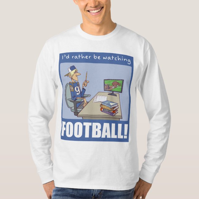 Camiseta Eu Preferiria Estar Assistindo Citação Com Adolesc (Frente)