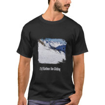 Eu Preferiria Estar Esquiando - Presente Vintage P