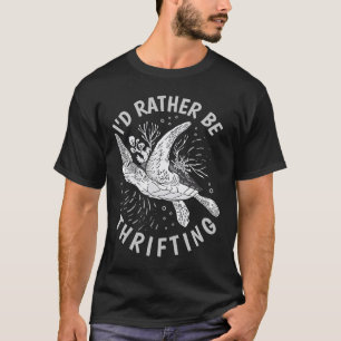 Camiseta Eu Preferiria Estar Fazendo Compras em Loja de Seg