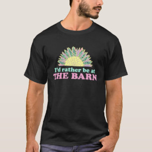 Camiseta Eu Preferiria Estar na Fazenda de Girassóis de Cav