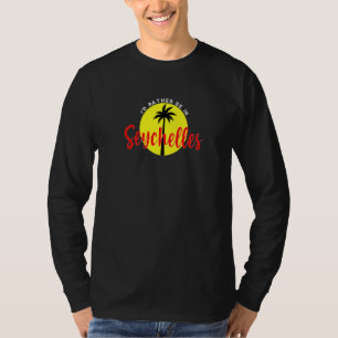 Camiseta Eu Preferiria Estar nas Seychelles - Férias de Pra