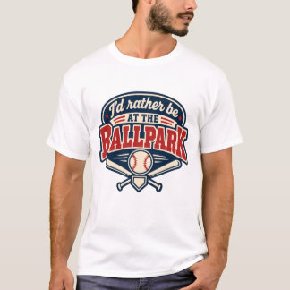 Camiseta Eu preferiria estar no estádio