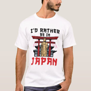 Camiseta Eu Preferiria Estar No Japão Viagem Japonesa