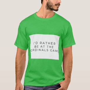 Camiseta Eu preferiria estar no jogo das finais