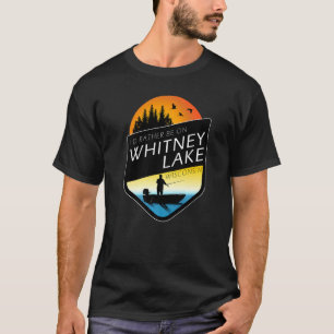 Camiseta Eu Preferiria Estar No Lago Whitney Wisconsin Pesc