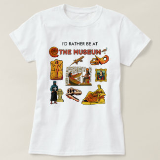 Camiseta Eu Preferiria Estar no Museu