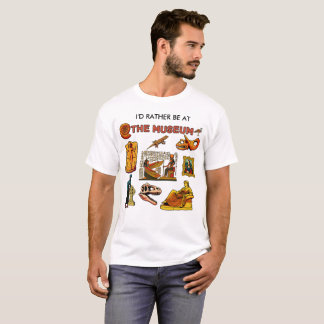 Camiseta Eu Preferiria Estar no Museu