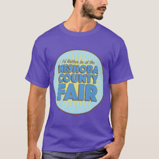 Camiseta Eu preferiria estar no Neshoba County Fair