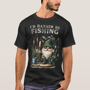 Camiseta Eu Preferiria Estar Pescando