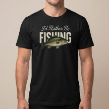 Camiseta Eu Preferiria Estar Pescando