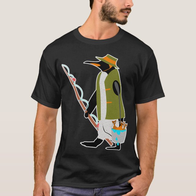 Camiseta Eu Preferiria Estar Pescando (Frente)