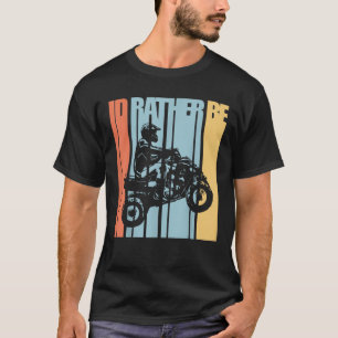 Camiseta Eu Preferiria Estar Pilotando Quadriciclos ATV Bra