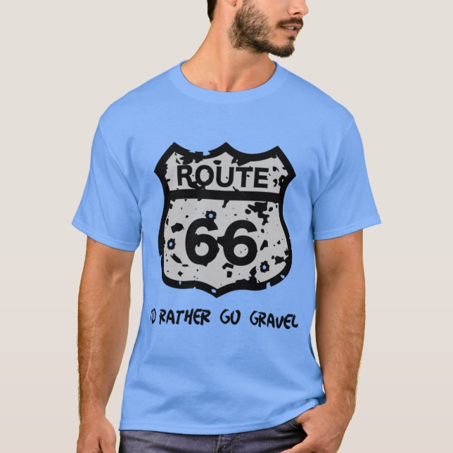 Camiseta Eu prefiro ir de cascalho Oversized gíria de Iowa (Frente)