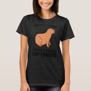 Camiseta Eu prefiro olhar para capybaras capybara 1