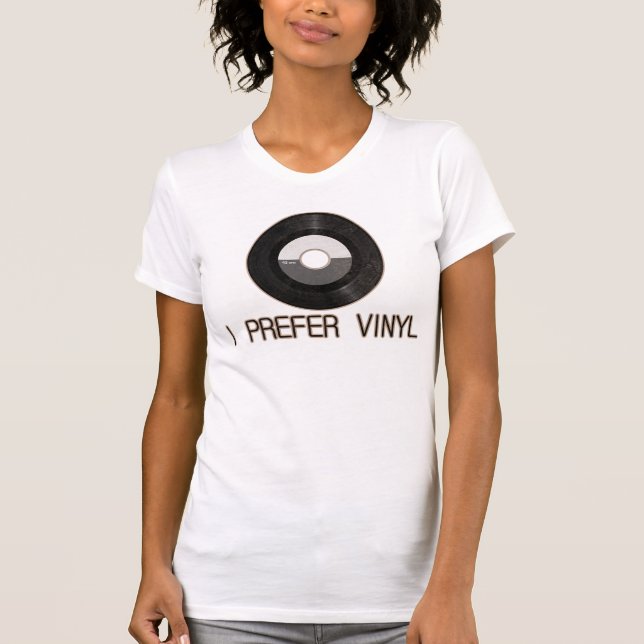 Camiseta Eu Prefiro Vinil T-Shirt (Frente)