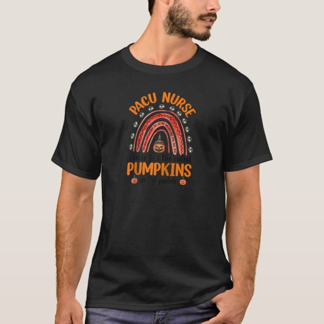 Camiseta Eu Preocupo-Me Com A Enfermeira Mal De Pumpkins, R (Frente)
