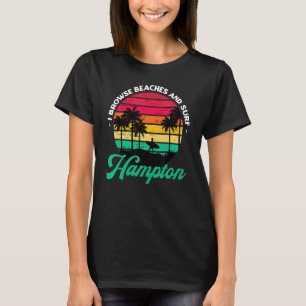 Camiseta Eu Procuro Praias E Surf Hampton Surfing Virginia