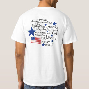 Camiseta Eu prometo lealdade à bandeira das Nações Unida