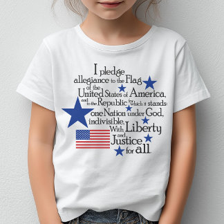 Camiseta Eu prometo lealdade à bandeira das Nações Unidas