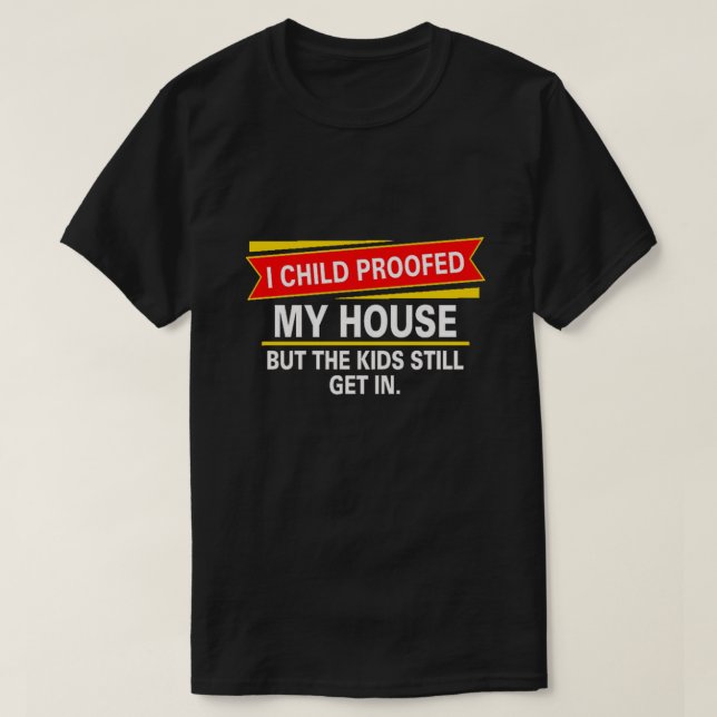 Camiseta Eu protejei minha casa... (Frente do Design)