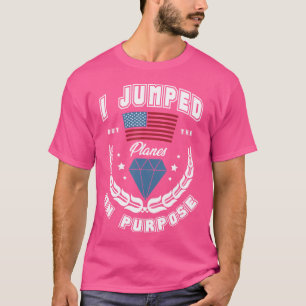 Camiseta Eu Pulei Os Aviões Em Purpose Sky Diver Engraçado