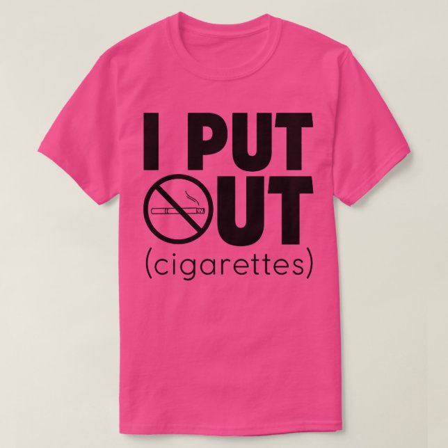Camiseta Eu Pus Fora A Campanha AntiSmoking Cigarettes (Frente do Design)