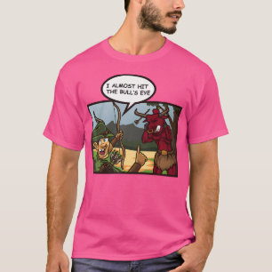 Camiseta Eu Quase Acertei A Fila De Tiros De Tiros