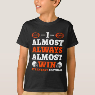 Camiseta Eu Quase Sempre Quase Vencio No Futebol Fantasia