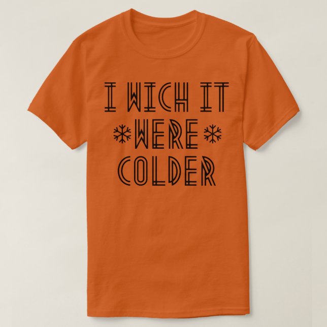 Camiseta eu que estava mais frio (Frente do Design)